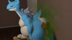 3d belly big_butt charizard chubby facesitting fart fart_cloud fart_fetish farting farting_in_face fat gay lapras mrrainbow nintendo overweight penis pokemon pokemon_(species) source_filmmaker tagme