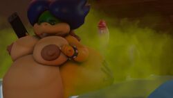 character_request fart koopaling ludwig_von_koopa mario_(series) moobs mrrainbow nintendo_switch overweight penis