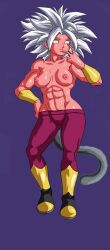 abdominals abs anime_style armpits aura background biceps blue_eyes boat boats bracelet breasts curvilinear curvy curvy_body curvy_female curvy_females curvy_figure curvy_hips dark_background digital_art digital_drawing_(artwork) digital_media_(artwork) digital_painting_(artwork) dragon_ball dragon_ball_af dragon_ball_super drawing feet female full_body full_color fur fusion golden_boats golden_bracelets hips kafla kefla legendary_super_saiyan legs manga manga_style muscle muscled muscles muscular muscular_female naked nipples nude nude_female pants pendent pose posing pubic pussy red_pants remake saiyan shaved_pussy silver_fur silver_hair silver_tail skin skin_tight skinny spiky_hair spirit_killer super_dragon_ball_heroes super_saiyan super_saiyan_5 tagme tail vulva vulva_line yamidanight