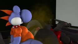 2boys 3d ass boshi charizard crossover cum fart fart_on_dick fartjob gay hot_dogging leaking_cum mario_(series) mrrainbow nintendo oc orange_shirt penis pokemon pokemon_(species) red_shirt shiny_pokemon spiked_collar tagme