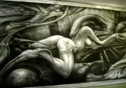 female xenomorph from alien (franchise) by h.r. giger