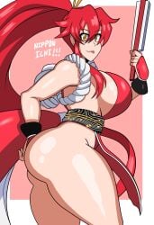 1girls ass big_ass big_breasts big_butt breasts bubble_ass bubble_butt cosplay fat_ass fat_butt fatal_fury huge_ass huge_breasts huge_butt king_of_fighters king_of_fighters_xv mai_shiranui_(cosplay) shingattai tengen_toppa_gurren_lagann thick_ass thick_butt thick_thighs yoko_littner