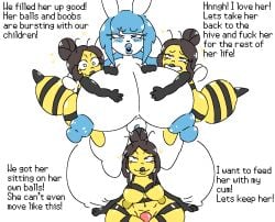 4futas after_impregnation after_rape after_sex ahe_gao anthro ball_impregnation ball_inflation bee bee_girl blue_hair breast_impregnation brown_hair bunny bunny_girl completely_nude curvy egg_in_balls eggs_in_breast english_text excessive_cum foursome furry futa_on_futa futa_only futa_with_futa futadom futanari futasub gangbang gangrape group group_sex hair_bun immobile impregnation insect_girl insect_humanoid insects kidnapping long_hair milkbuni milkbuni_(character) nude nude_futanari oversized_balls ovipositor pregnant pregnant_futa rape resting_balls seedbed shortstack sitting_on_balls swollen_balls text tied_hair