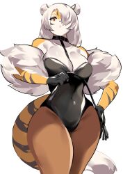 1girls amber_eyes anthro arknights big_breasts breasts female mx99926 solo solo_female tagme tiger tiger_girl waai_fu_(arknights)