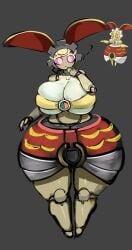 135:256 1girls 2023 anthro big_ass big_breasts clothed female female_only gipehtyboon magearna nintendo original_color_magearna pokémon_(species) pokemon reference_image robot robot_girl solo solo_female yboon