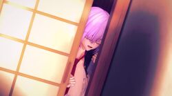 1girls animated answering_door ass_clapping big_breasts blush bouncing_breasts bra caught caught_in_the_act cheating cheating_female cheating_girlfriend closing_door clothing cuck cuckold cuckold_pov cuckolding cum cum_in_pussy cum_inside doggy_style doorway eyes_rolling_back fate/grand_order fate_(series) from_behind from_behind_position fucked_from_behind glasses huge_breasts humiliation in_doorway large_breasts long_video longer_than_30_seconds longer_than_one_minute mash_kyrielight ntr open_mouth opening_door partially_clothed pounding raru_(ntraruru) sliding_doors smiling sound tagme tie video