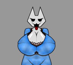 big_breasts blue_dress edit edited edited_art edited_screencap paperkitty_(character) proto_ness_(artist) slut traced traced_art wet_nipples