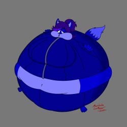 big_breasts blueberry_inflation breasts female inflation macchiatolemeow spherical_inflation sunken_head sunken_limbs tagme