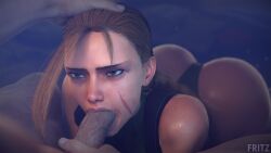 3d all_fours ass big_ass blowjob braided_hair braided_twintails british british_female cammy_white capcom fellatio female fritzhq hand_on_head leotard oral oral_penetration oral_sex penis penis_in_mouth scar scar_on_face street_fighter street_fighter_6