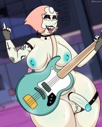 alternate_version_available cartoon_network casual futanari gem_(species) guitar intersex musical_instrument pale_skin pearl_(steven_universe) punk steven_universe trenchgazer