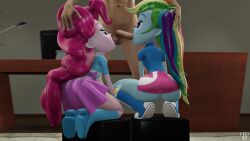 1boy 2girls 3d amanda_sparkle blowjob boots collaborative_fellatio equestria_girls fellatio multiple_girls my_little_pony no_panties pinkie_pie_(eg) pinkie_pie_(mlp) popa_3d_animations rainbow_dash_(eg) rainbow_dash_(mlp) sfm source_filmmaker squatting straight_hair sucking_balls teamwork worship