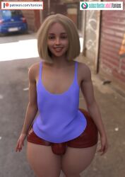 1femboy 3d bob_cut bulge charlie(tonices) charlie_(tonices) dat_ass femboy feminine_male girly original original_character otoko_no_ko shorts_bulge solo_femboy solo_male tagme tonices trap