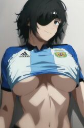 adidas adidas_logo ai_generated argentina chainsaw_man football himeno_(chainsaw_man) jynp self_upload sex stable_diffusion tagme