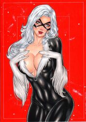 2023 black_cat_(marvel) ed_benes_studio felicia_hardy female female_only huge_breasts latex_suit long_hair looking_at_viewer marvel marvel_comics seductive_look skin_tight solo solo_female solo_focus spider-man_(series) victim_official voluptuous voluptuous_female