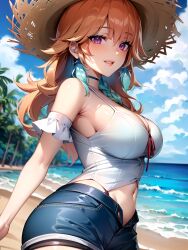 1girls ai_generated curvaceous curvy_body curvy_figure female_focus female_only hi_res hololive hololive_english huge_breasts long_hair looking_at_viewer orange_hair seductive_look stable_diffusion takanashi_kiara virtual_youtuber voluptuous voluptuous_female