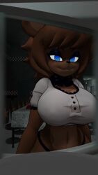 1girls 3d 3d_animation animated anthro ass big_ass big_breasts blue_eyes breasts brown_fur cally3d clazzey cleavage cryptiacurves fazclaire's_nightclub female female_only five_nights_at_freddy's fnaf freckles freddy_(fnaf) fredina's_nightclub fredina_(cally3d) frenni_(cryptia) frenni_fazclaire fur furry meme microwave music scottgames short_playtime skxx_elliot solo sound tagme tail video wide_hips