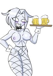 bartender breasts friday_night_funkin paiv_(sir_anci) pussy sir_anci tagme white_hair white_skin