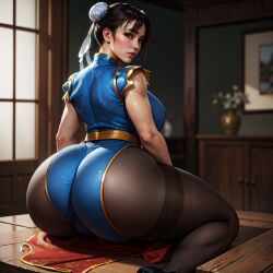 ai_generated big_ass big_breasts capcom chun-li street_fighter thick_thighs vilacrym