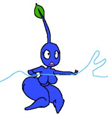 1girls anthro barefoot blue_body blue_pikmin breasts completely_nude completely_nude_female female female_only full_body keelgabeytheart looking_up naked naked_female nude nude_female open_mouth partially_submerged pikmin pikmin_(species) solo solo_female water