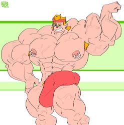 abs biceps bulge duolingo eddy_(duolingo) huge_bulge huge_muscles huge_pecs huge_penis hyper_muscles hyper_penis male male_focus male_only muscle muscles muscular muscular_arms muscular_legs muscular_male muscular_thighs nipple_piercing pecs pierced_nipples turkburg veins