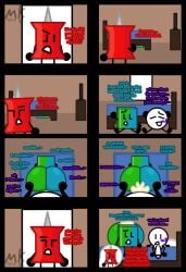 1boy 1femboy 2girls almost_caught anal anal_penetration anal_sex ass battle_for_dream_island bed bed_sex bedroom bedroom_sex bfdi big_ass big_penis book_(bfdi) caught caught_in_the_act comic cum cum_in_ass cum_inside cum_inside_ass dialogue doggy_style doggystyle dominant_femboy dominant_male english english_text female female/femboy female_on_femboy female_penetrated femboy/female femboy_on_female femboy_penetrating fucked_on_bed fucking_on_bed full_comic grabbing_ass hetero hiding_behind_bed male male/female male_penetrating male_penetrating_female marklimarko mini_comic minicomic mk_ball_(marklimarko) object_show object_show_community object_shows oc_x_canon penis pin_(bfdi) plap plapping plapping_ass sex sex_on_bed straight submissive_female yumeship yumeshipping