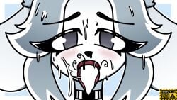 temmie from undertale by dropedartist