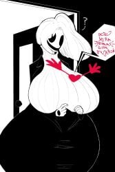 fem gaster from deltarune by cuckcleo