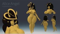 3d 3d_model alice_angel ass bendy_and_the_ink_machine big_breasts boobs_out breasts breasts_out cally3d cryptiacurves expressions facial_expressions female female_only heart_halo joey_drew_studios model model_sheet naked naked_female nipples nipples_outside no_bra no_clothes no_panties nude puckered_lips pussy pussy_lips pussy_peek reference_image reference_sheet solo solo_female solo_focus south_shaed_(dreams_come_true_studio) turnaround vr vr_media vrchat vrchat_avatar vrchat_media vrchat_model