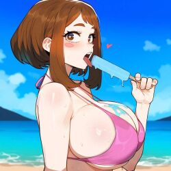 ochako uraraka from boku no hero academia by creamy ai