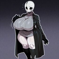 fem gaster from undertale by kiwispinda
