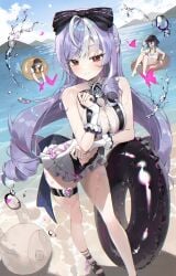 belle (summer skies) (zenless zone zero) from hoyoverse by chama (chacoc0)