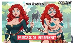 merida from brave by melongun