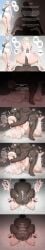 1boy 1girls 2d bed black_hair blonde blonde_female blonde_hair blonde_hair_female breasts clothed clothed_female clothed_female_nude_male comic compilation cum cum_in_pussy cum_inside dark-skinned_male dark_skin drool elf elf_ears elf_female eye_roll fallen_elf_liraelle_(soraoraora) female generic_dark-skinned-muscular_male green_eyes huge_breasts huge_cock interracial large_penis light-skinned_female light_skin looking_at_penis male mind_break naked naked_female naked_male nude nude_female nude_male nude_male_clothed_female orc orc_male orgasm penis pussy raceplay racism sex short_hair soraoraora straight sweat tearing_up tears text the_wavering_throne thick uncensored vaginal vaginal_insertion vaginal_penetration vaginal_sex x-ray