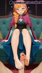 anna (frozen) from disney by electroworld