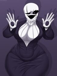 fem gaster from undertale by elronnyx