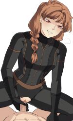 candice_(unordinary) unordinary webtoon webtoon_waifu ai_generated ai_assisted edited ceremon_vaughan cowgirl_position femdom alternate_version_available