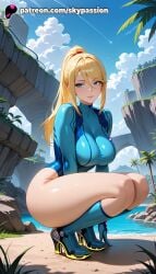 samus aran from metroid by skypassion