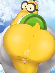 1boy anus ass balls big_ass cloud furry gay krendel lakitu male male_only mario_(series) outdoors penis sky solo solo_male tagme testicles toony yaoi