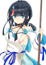 ai_generated black_hair blue_eyes blush clothing erice_utsumi_(fate) fate/grand_order fate_(series) panties small_breasts stable_diffusion utsumi_erice