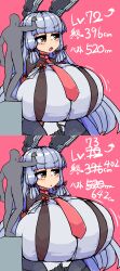 absurdres breast_expansion breasts_bigger_than_head female giantess growth height_growth huge_breasts kantai_collection level_up murakumo_(kantai_collection) sequence sukoburukurage tall_image