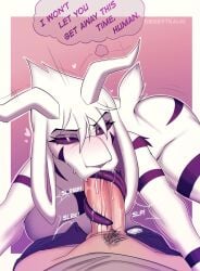 2023 2boys 2d 2d_(artwork) 2d_artwork anthro_focus anthro_on_human anthro_penetrated asriel_dreemurr asriel_dreemurr_(god_form) big_ass big_penis blowjob bovid caprine clothed_male_nude_male cock_hungry cock_worship color cum_hungry dark_eyes desertkaiju dialogue english english_dialogue english_text fellatio femboy fluffy gay girly goat heart hi_res horns horny human_on_male human_penetrating human_penetrating_anthro licking light-skinned_male long_ears male/male male_focus male_only nude onomatopoeia pants pants_pulled_down penis pubic_hair questionable_consent shirt tail text text_bubble thick_thighs toby_fox tongue tongue_around_penis tongue_out tonguejob trapped two_tone_body two_tone_fur uncensored uncensored_penis undertale undertale_(series) video_games white_body white_fur wide_hips