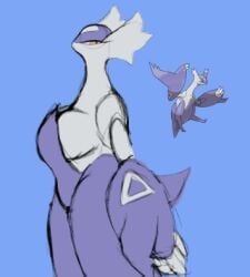 artesjsc big_breasts breasts female latias mega_evolution mega_latias pokemon pokemon_(species) thick_thighs wide_hips