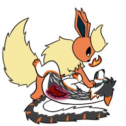 duo eeveelution female feral flareon forced generation_1_pokemon male male/female misspooks nintendo pokemon pokemon_(species) rape