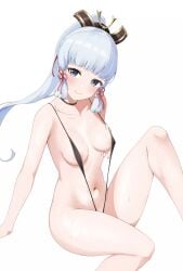 kamisato ayaka from genshin impact by coro fae