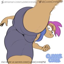 1girls 2023 2d action_lines action_pose ass big_ass big_butt cartoon_network cuddlecore enid enid_(ok_k.o.!_lbh) hi_res high_resolution highres huge_ass huge_butt kick kicking muscular_female ok_k.o.!_let's_be_heroes pinup purple_hair pussy pussy_visible_through_clothes pussy_visible_through_panties skin_tight solo solo_female solo_focus thick thick_ass thick_legs thick_thighs tight_clothing