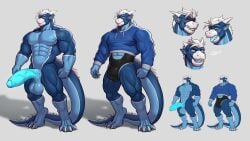 1boy 2023 4_toes 5_fingers abs anthro anthro_only balls belly_button big_balls blue_balls blue_body blue_eyes blue_foreskin blue_penis blue_skin blue_tongue bulge bulge_through_clothing clothes clothing clothing_cutout commission digitigrade dragon e-zoid erection feet fingerclaws foreskin front_view full_body genitals glowing glowing_genitalia glowing_penis grin grinning grinning_at_viewer hair hi_res hoodie horns humanoid humanoid_penis light_blue_eyes looking_at_viewer looking_pleasured male male_only model_sheet muscular muscular_anthro muscular_arms muscular_male muscular_thighs naked navel nighdruth_(character) nude open_mouth partially_retracted_foreskin penis reference_image reference_sheet sagging_balls semi-erect shaded shadow signature simple_background smile smiling smiling_at_viewer solo standing tail teeth tight_clothing tight_fit tongue tongue_out topwear topwear_only unshaded veiny_penis white_background white_body white_hair white_skin