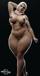 1girls 3d abs arabian ass big_ass big_breasts breasts brown_nipples call_of_duty call_of_duty_modern_warfare_2_(2022) curvaceous curvy curvy_body curvy_figure farah_karim female female_only grvty3d hijab hourglass_figure huge_ass huge_breasts looking_at_viewer middle_eastern_female solo solo_female thick_ass thick_thighs veil