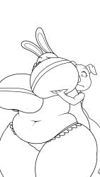2018 2023 animated anthro anthro_on_anthro ass belly big_belly big_breasts big_butt blush bonnie_hopps bra breast_envy breast_grab breast_size_difference breasts cleavage clothed clothing comparing comparing_breasts crossover curvy_figure deep_navel deep_skin digital_media_(artwork) disney domestic_pig duo female female/female freckles front_view fur hand_on_breast heart hi_res huge_breasts huge_butt humanoid illumination_entertainment interspecies lagomorph leporid mammal mature_anthro mature_female motion_lines navel overweight overweight_female panties papriko rabbit rear_view rosita_(sing) short_stack simple_background sing_(movie) sssonic2 suid suina sus_(pig) thick_thighs underwear universal_studios voluptuous white_background wide_hips zootopia