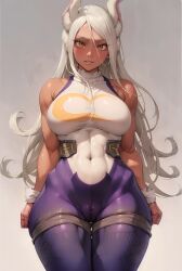 1girls ai_generated curvaceous curvy_body curvy_female female_focus female_only firestarter88 gym_uniform hi_res huge_breasts long_hair looking_at_viewer miruko my_hero_academia rumi_usagiyama seductive_look stable_diffusion usagiyama_rumi voluptuous voluptuous_female white_hair