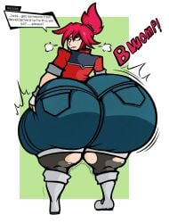 big_ass bubble_butt hi-fi_rush huge_ass hyper_ass korsica tagme thick_thighs town_of_skeles wide_hips